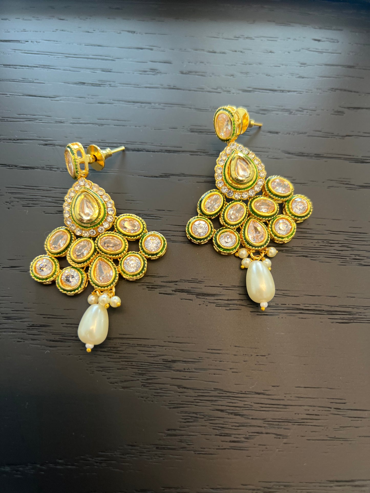 Kundan long set