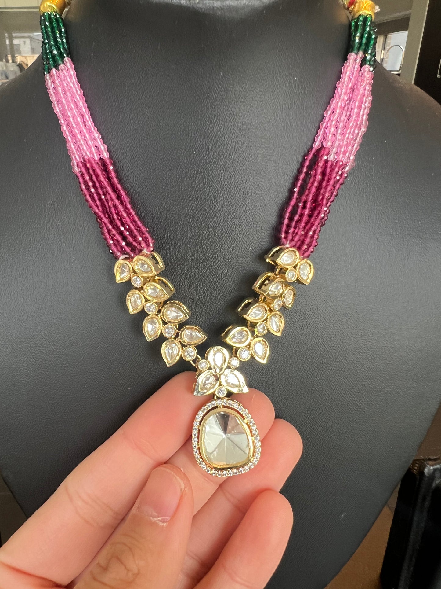 Multi Uncut Kundan necklace