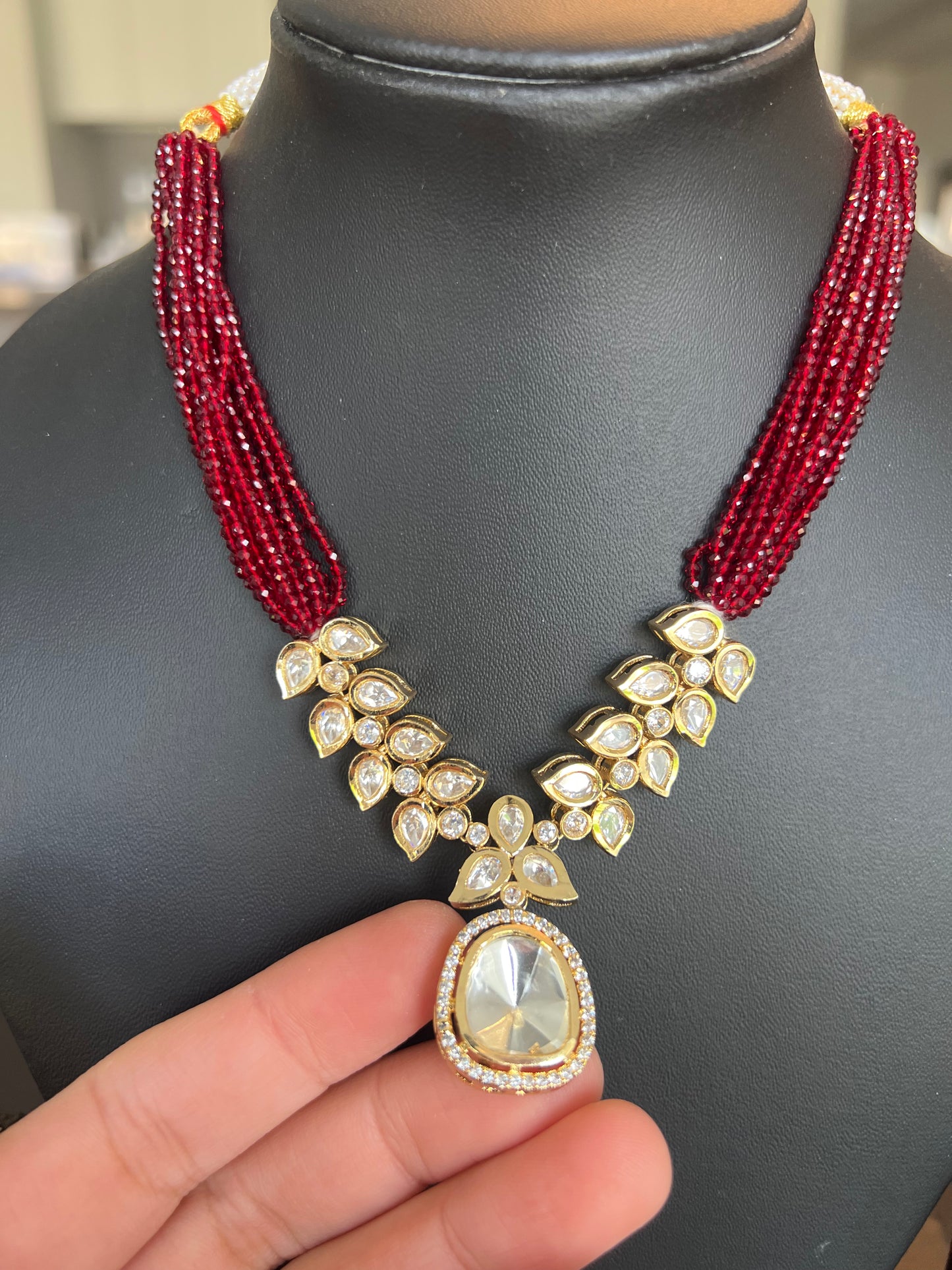 Ruby Uncut Kundan Necklace