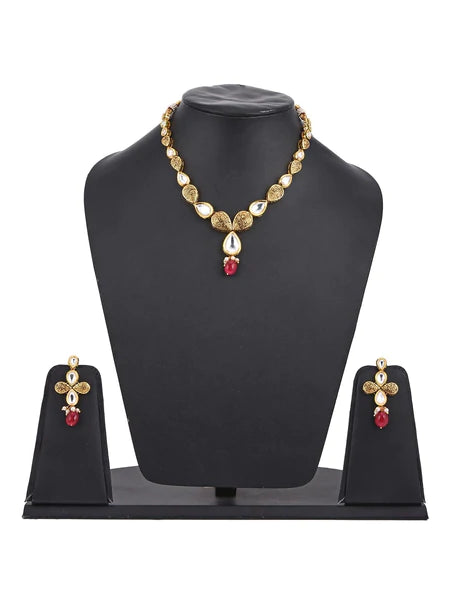 Antique Kundan Meena Set