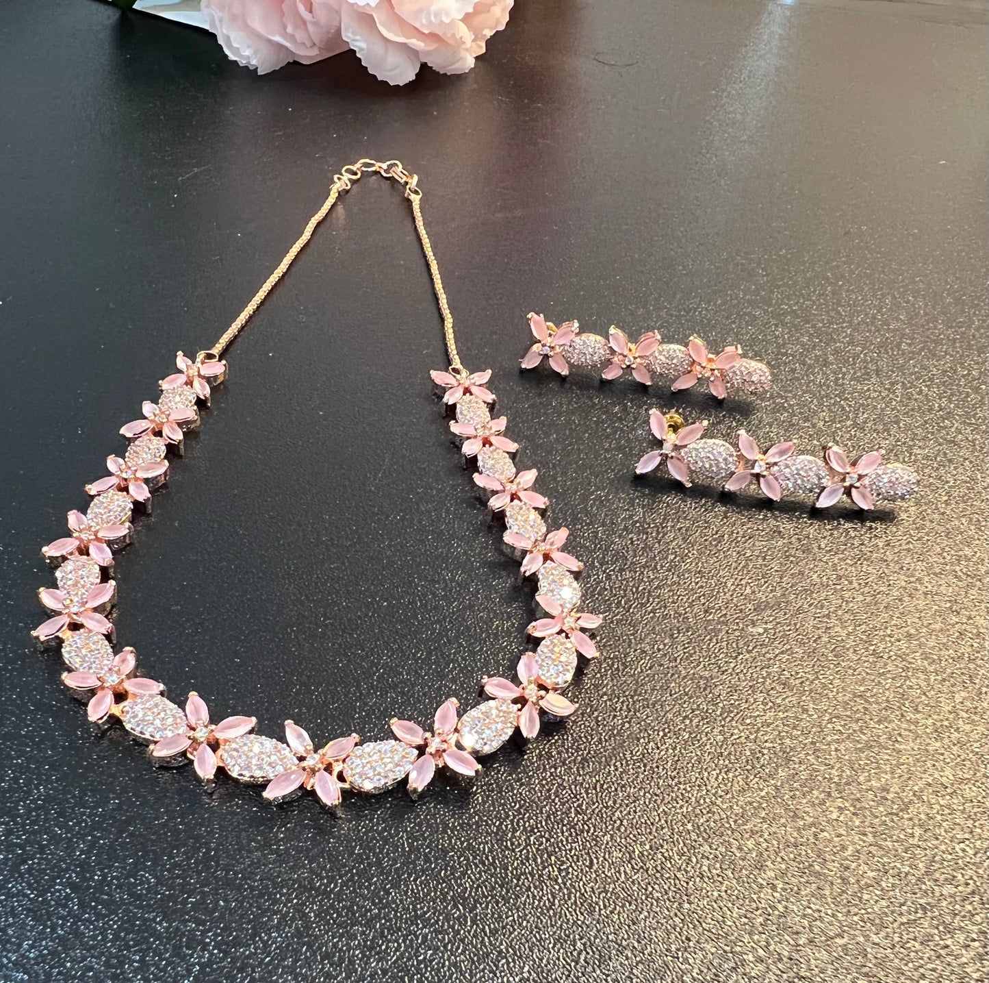 Pink AD necklace